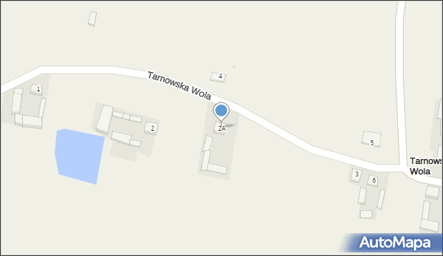 Tarnowska Wola, Tarnowska Wola, 2A, mapa Tarnowska Wola