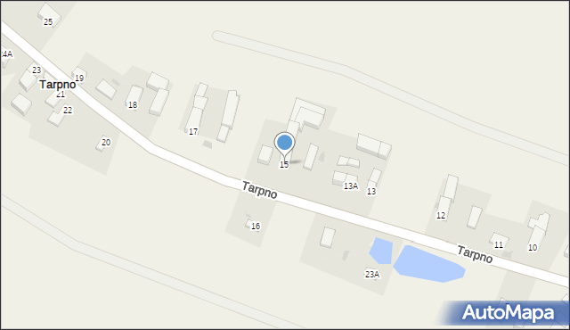 Tarpno, Tarpno, 15, mapa Tarpno