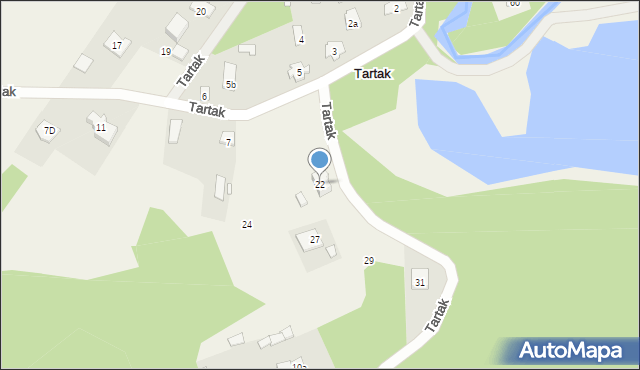 Tartak, Tartak, 22, mapa Tartak