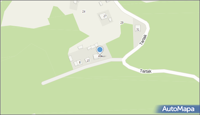Tartak, Tartak, 9a, mapa Tartak