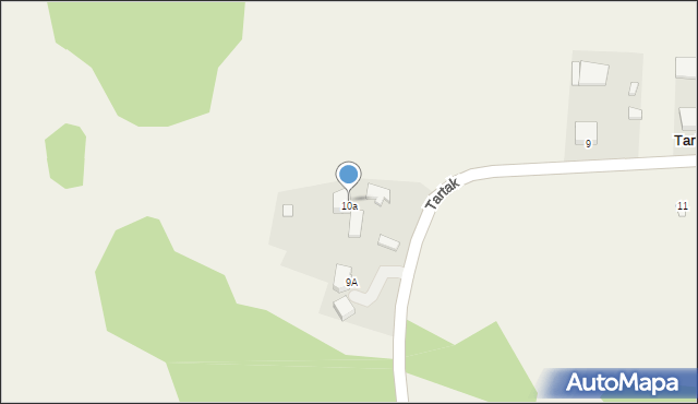 Tartak, Tartak, 10a, mapa Tartak
