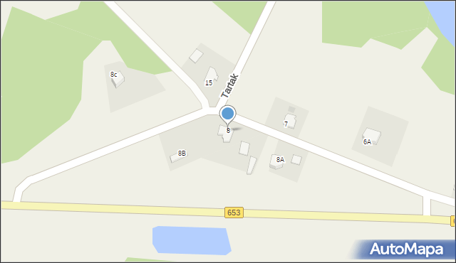 Tartak, Tartak, 8, mapa Tartak