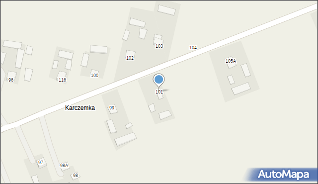 Tarzymiechy Pierwsze, Tarzymiechy Pierwsze, 101, mapa Tarzymiechy Pierwsze