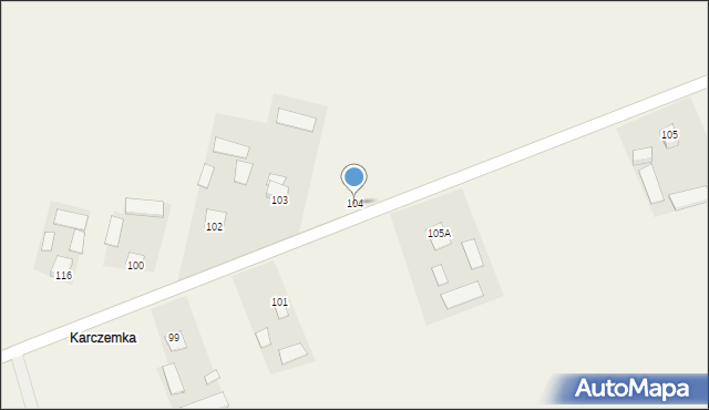 Tarzymiechy Pierwsze, Tarzymiechy Pierwsze, 104, mapa Tarzymiechy Pierwsze