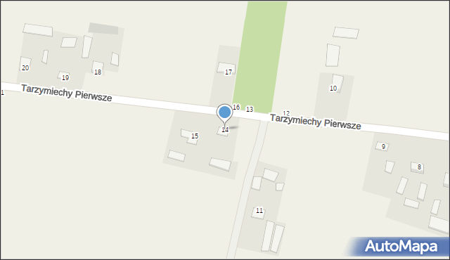 Tarzymiechy Pierwsze, Tarzymiechy Pierwsze, 14, mapa Tarzymiechy Pierwsze