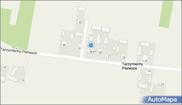 Tarzymiechy Pierwsze, Tarzymiechy Pierwsze, 29, mapa Tarzymiechy Pierwsze