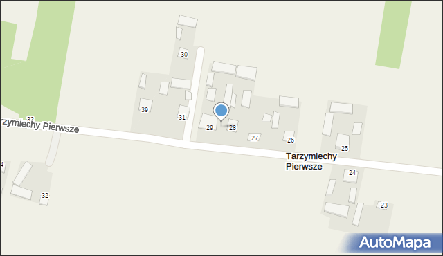 Tarzymiechy Pierwsze, Tarzymiechy Pierwsze, 29a, mapa Tarzymiechy Pierwsze