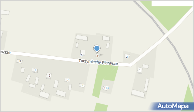 Tarzymiechy Pierwsze, Tarzymiechy Pierwsze, 3, mapa Tarzymiechy Pierwsze