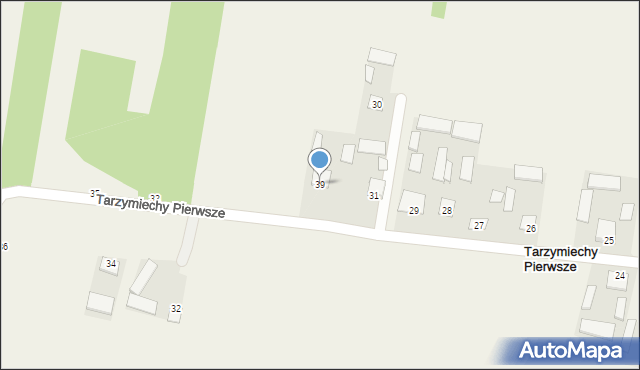 Tarzymiechy Pierwsze, Tarzymiechy Pierwsze, 39, mapa Tarzymiechy Pierwsze
