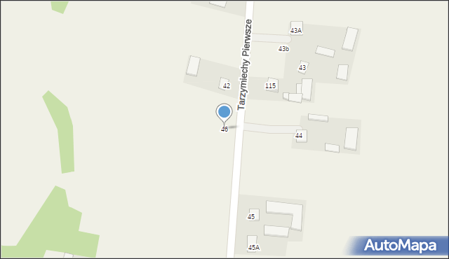Tarzymiechy Pierwsze, Tarzymiechy Pierwsze, 46, mapa Tarzymiechy Pierwsze