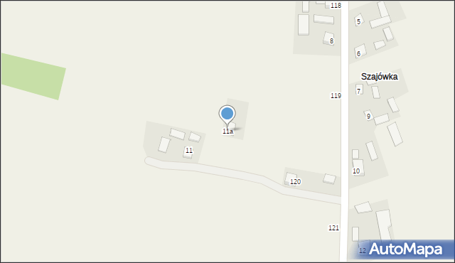 Tarzymiechy Trzecie, Tarzymiechy Trzecie, 11a, mapa Tarzymiechy Trzecie