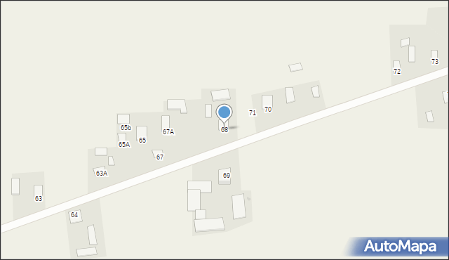 Tarzymiechy Trzecie, Tarzymiechy Trzecie, 68, mapa Tarzymiechy Trzecie