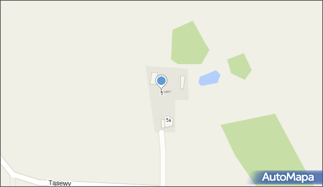 Tąsewy, Tąsewy, 5, mapa Tąsewy
