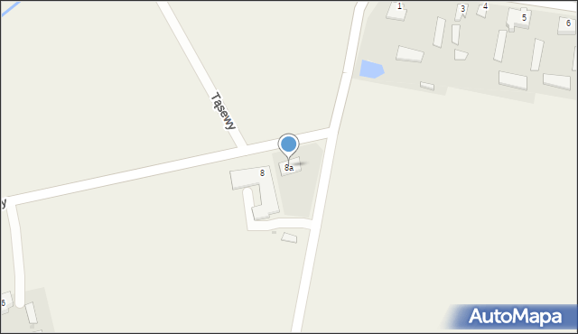 Tąsewy, Tąsewy, 8a, mapa Tąsewy