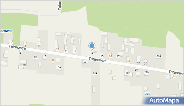 Tatarowce, Tatarowce, 14, mapa Tatarowce