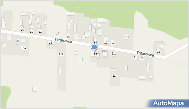 Tatarowce, Tatarowce, 19B, mapa Tatarowce