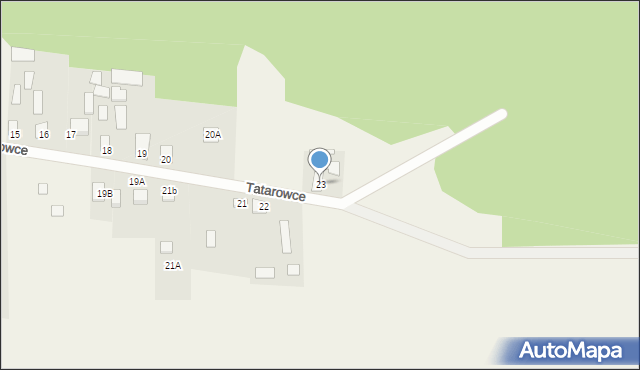 Tatarowce, Tatarowce, 23, mapa Tatarowce