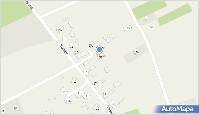 Tatary, Tatary, 16B, mapa Tatary