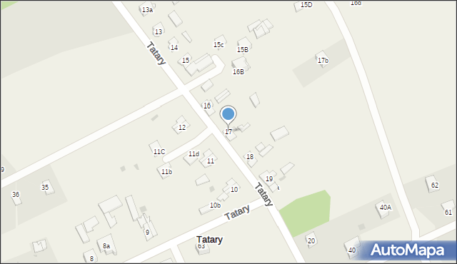 Tatary, Tatary, 17, mapa Tatary