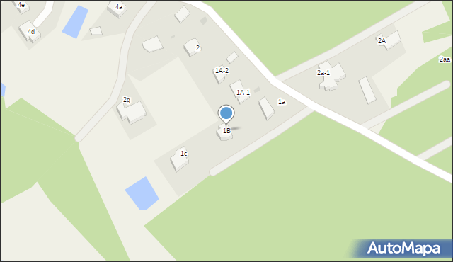 Tatów, Tatów, 1B, mapa Tatów