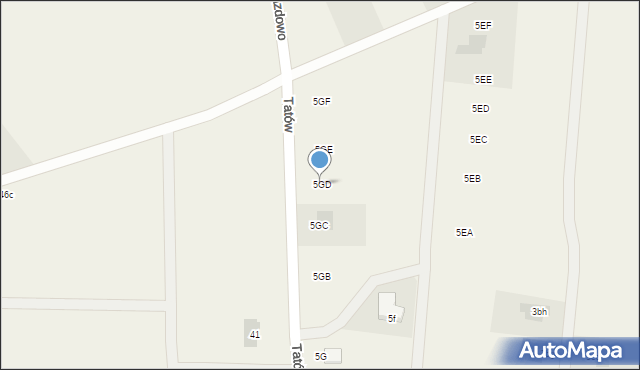 Tatów, Tatów, 5GD, mapa Tatów