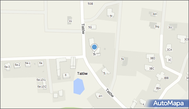 Tatów, Tatów, 5k, mapa Tatów