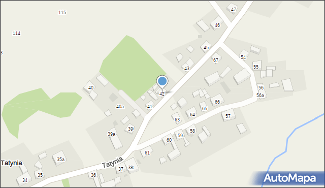 Tatynia, Tatynia, 42, mapa Tatynia