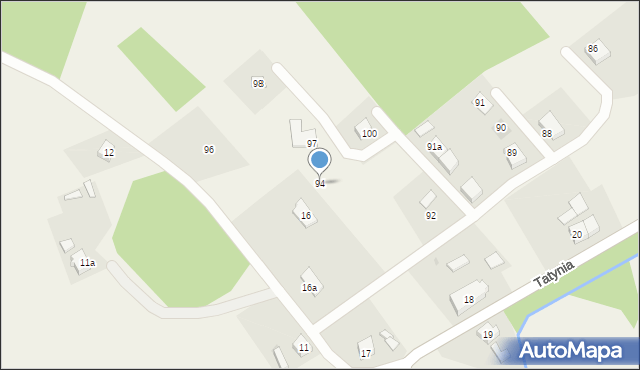 Tatynia, Tatynia, 94, mapa Tatynia