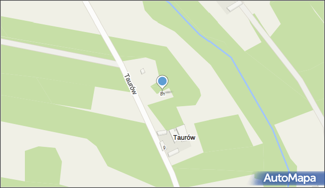 Taurów, Taurów, 8h, mapa Taurów