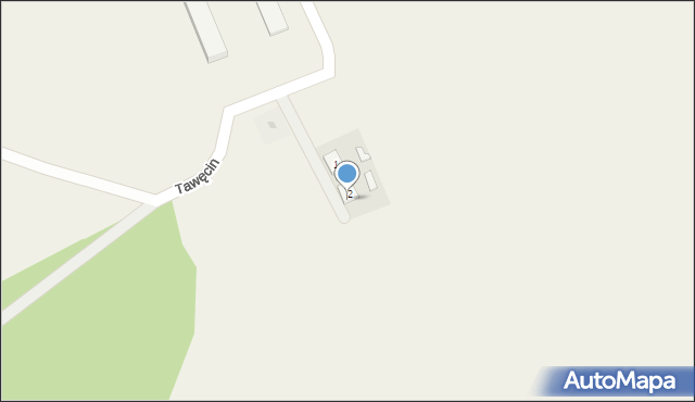 Tawęcin, Tawęcin, 2/2, mapa Tawęcin