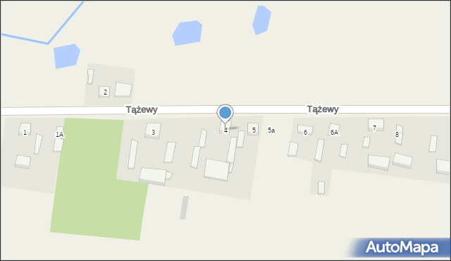 Tążewy, Tążewy, 4, mapa Tążewy