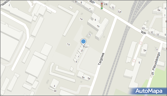 Tczew, Targowa, 11, mapa Tczew