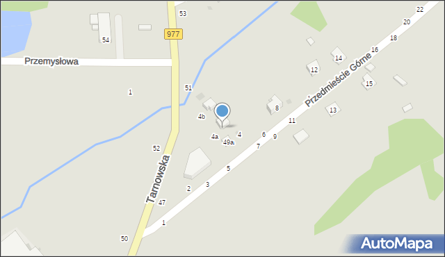 Tuchów, Tarnowska, 49B, mapa Tuchów