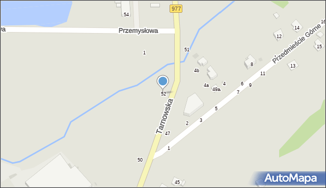 Tuchów, Tarnowska, 52, mapa Tuchów