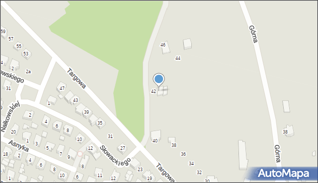 Tuliszków, Targowa, 42a, mapa Tuliszków