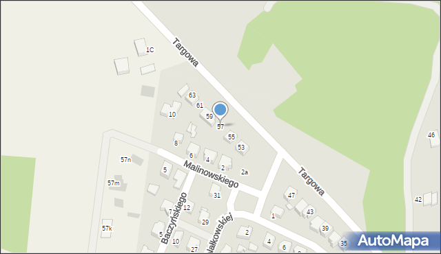 Tuliszków, Targowa, 57, mapa Tuliszków