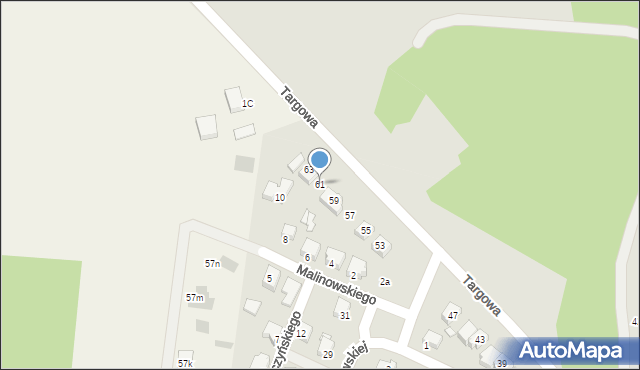 Tuliszków, Targowa, 61, mapa Tuliszków