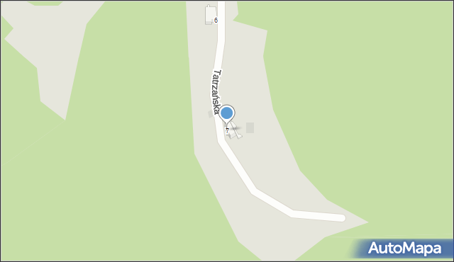 Wałbrzych, Tatrzańska, 7, mapa Wałbrzycha