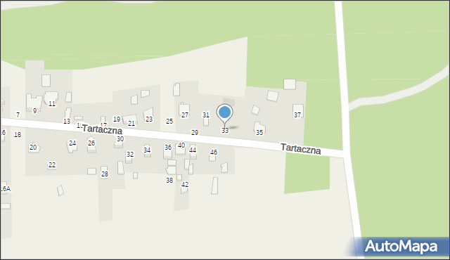 Waliły-Stacja, Tartaczna, 33, mapa Waliły-Stacja