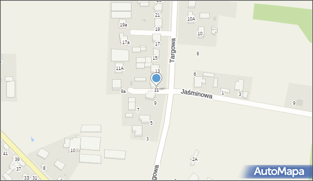 Wancerzów, Targowa, 11, mapa Wancerzów