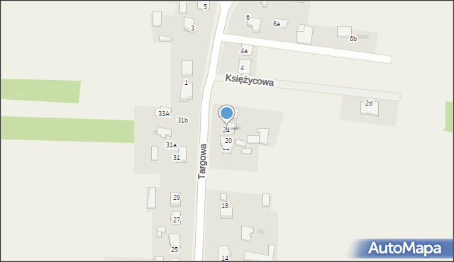 Wancerzów, Targowa, 24, mapa Wancerzów