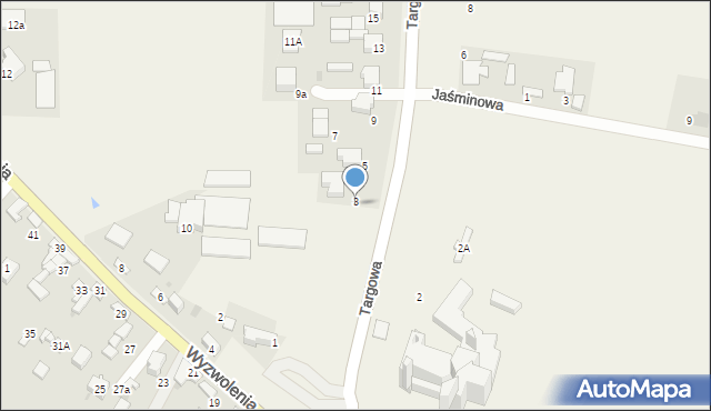 Wancerzów, Targowa, 3, mapa Wancerzów