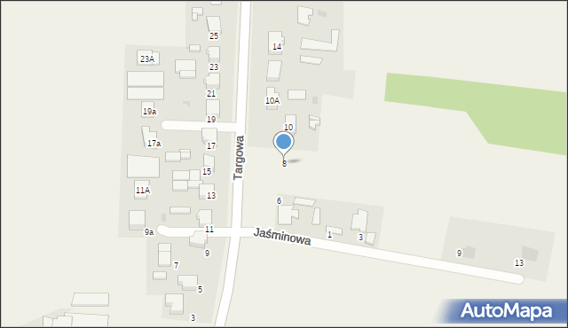 Wancerzów, Targowa, 8, mapa Wancerzów
