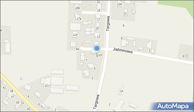 Wancerzów, Targowa, 9, mapa Wancerzów