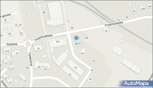 Wejherowo, Tartaczna, 44A, mapa Wejherowo