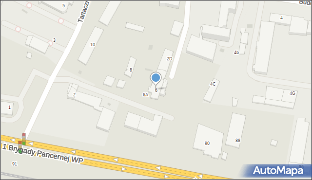 Wejherowo, Tartaczna, 6, mapa Wejherowo