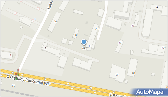 Wejherowo, Tartaczna, 6A, mapa Wejherowo