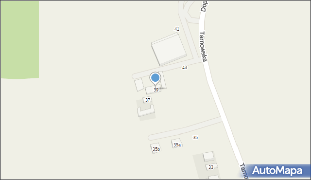 Więckowice, Tarnowska, 39, mapa Więckowice