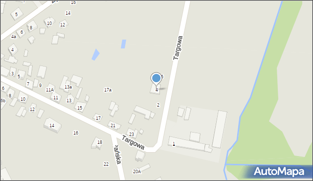 Wiskitki, Targowa, 4, mapa Wiskitki