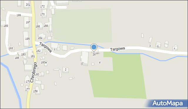 Wojcieszów, Targowa, 14, mapa Wojcieszów